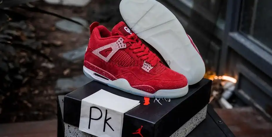 PK GOD Jordan 4 Retro Oklahoma Sooners PE retail materials ready to ship