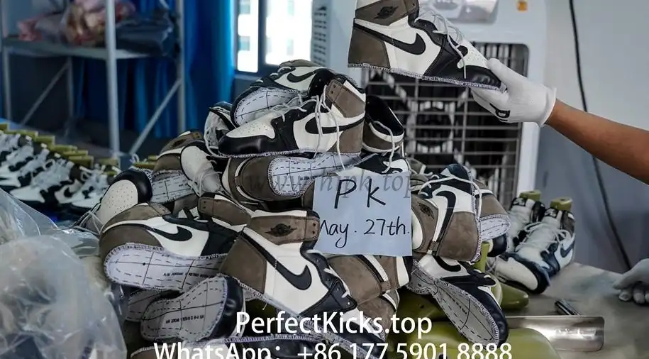 PK 4.0 Air jordan 1 High OG “Dark Mocha”retail materials ready to ship