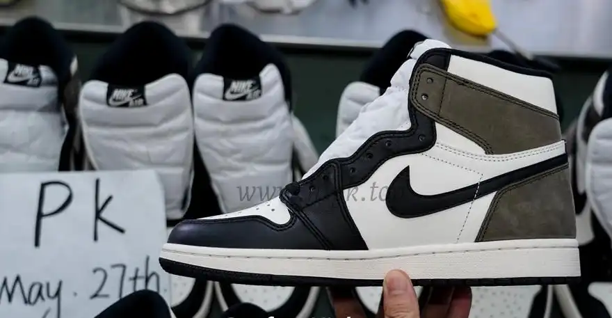 PK 4.0 Air jordan 1 High OG “Dark Mocha”retail materials ready to ship