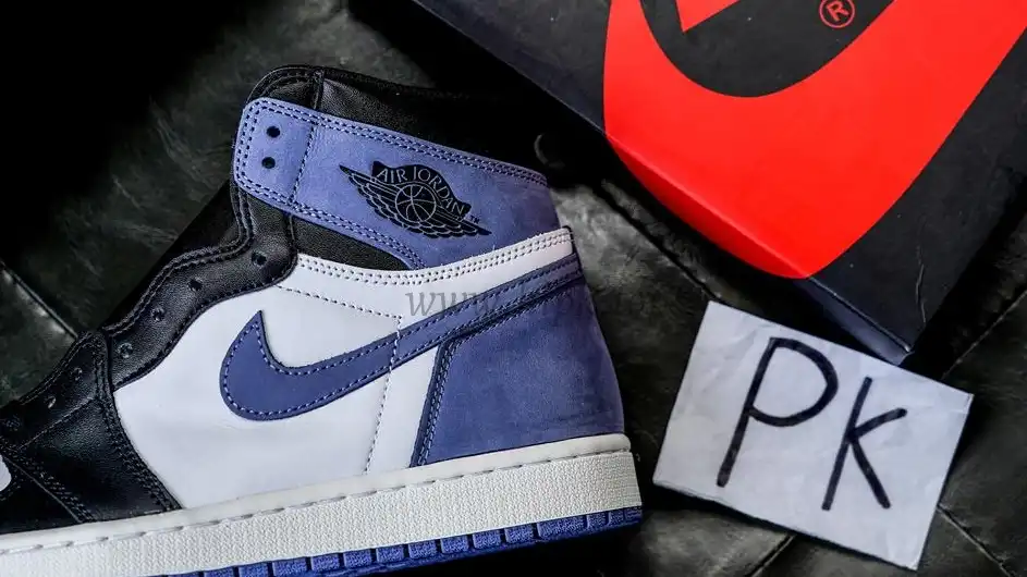 PK GOD Jordan 1 Retro High Blue Moon RETAIL MATERIALS READY TO SHIP