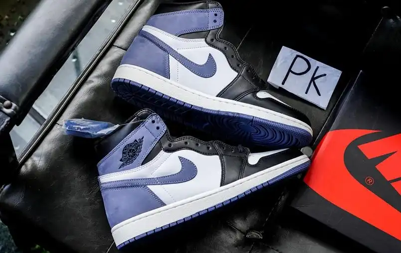 PK GOD Jordan 1 Retro High Blue Moon RETAIL MATERIALS READY TO SHIP