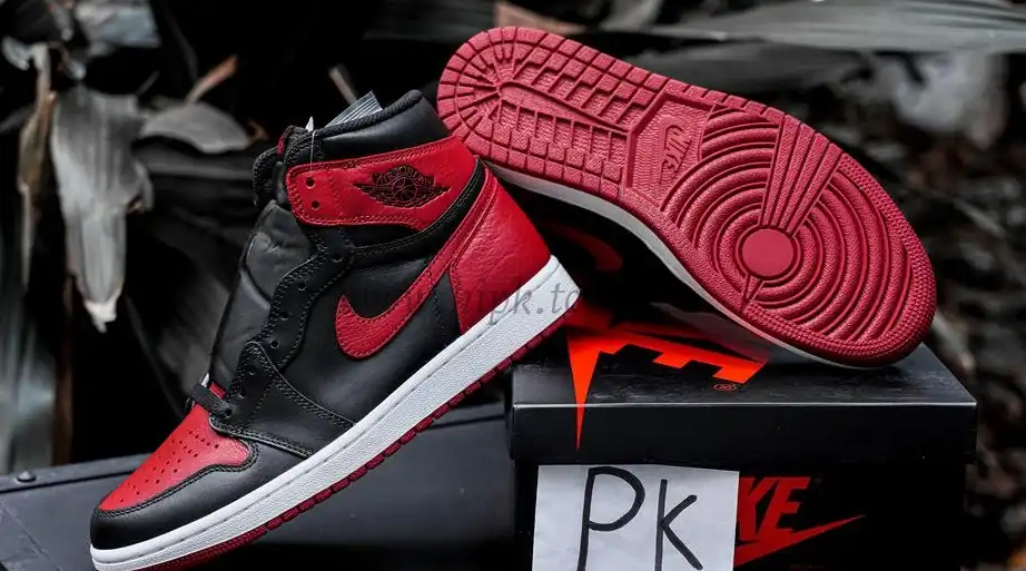 PK GOD Jordan 1 Retro High Bred Banned 2016 RETAIL MATERIALS READY TO SHIP