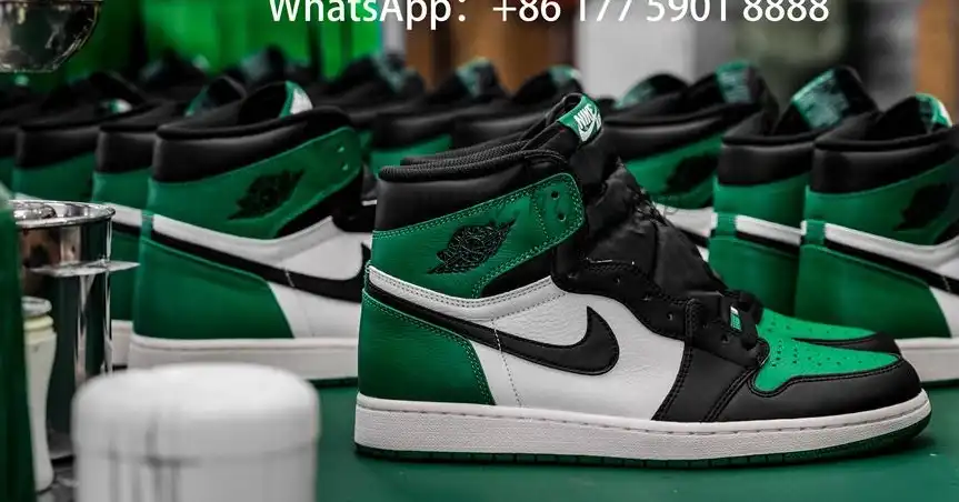 PK GOD Jordan 1 Retro High Pine Green RETAIL MATERIALS READY TO SHIP