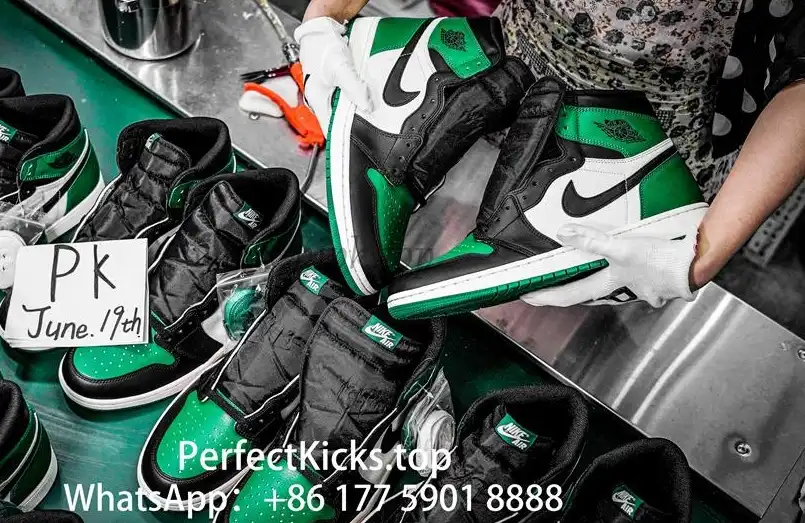 PK GOD Jordan 1 Retro High Pine Green RETAIL MATERIALS READY TO SHIP