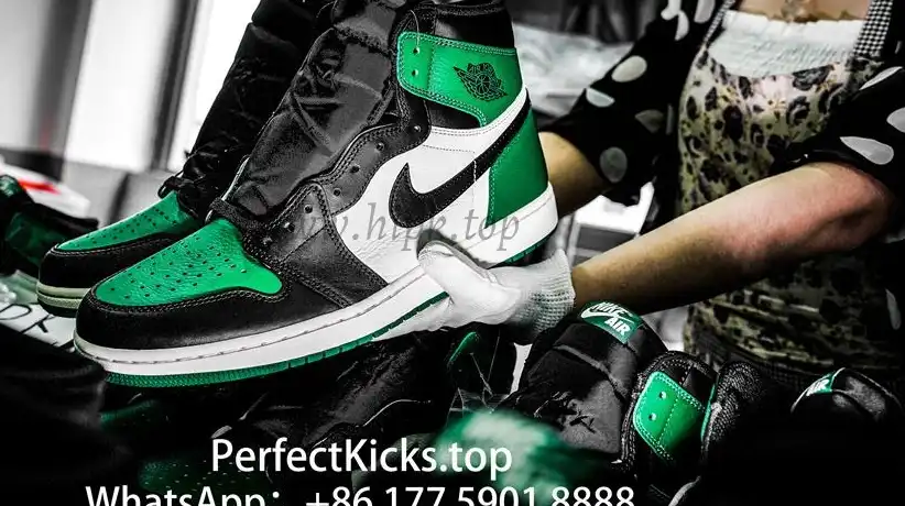 PK GOD Jordan 1 Retro High Pine Green RETAIL MATERIALS READY TO SHIP