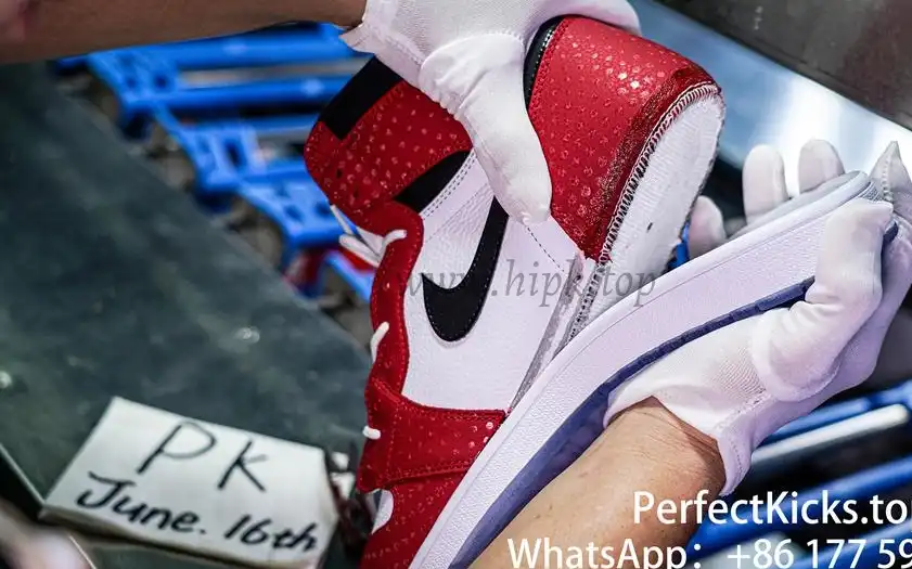 Jordan 1 Retro High Spider Man Origin Story RETAIL MATERIALS READY TO SHIP