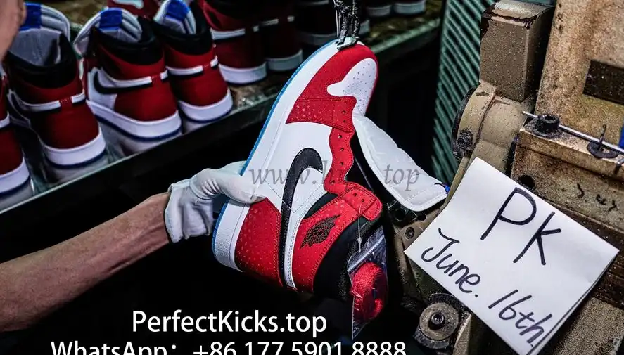 Jordan 1 Retro High Spider Man Origin Story RETAIL MATERIALS READY TO SHIP