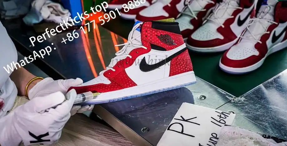 Jordan 1 Retro High Spider Man Origin Story RETAIL MATERIALS READY TO SHIP