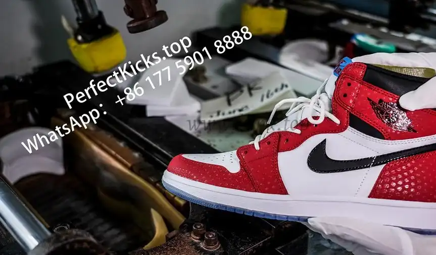 Jordan 1 Retro High Spider Man Origin Story RETAIL MATERIALS READY TO SHIP