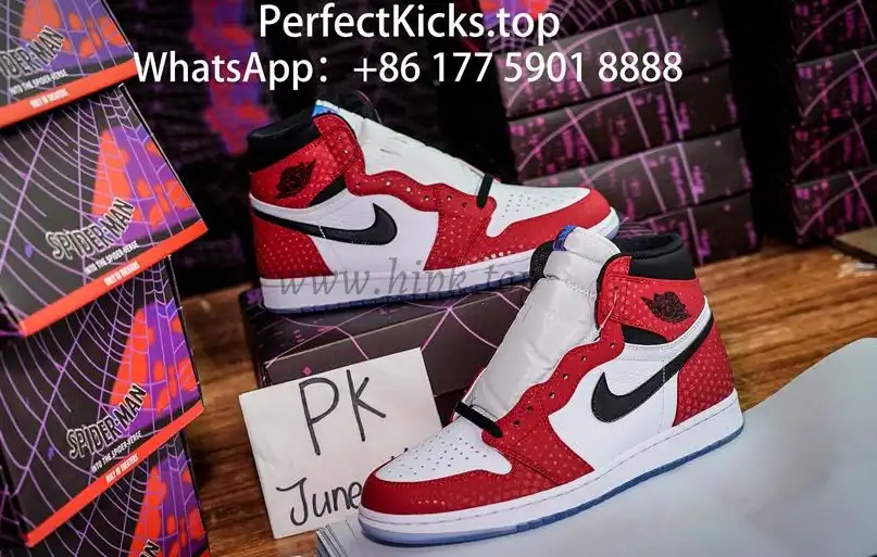 Jordan 1 Retro High Spider Man Origin Story RETAIL MATERIALS READY TO SHIP