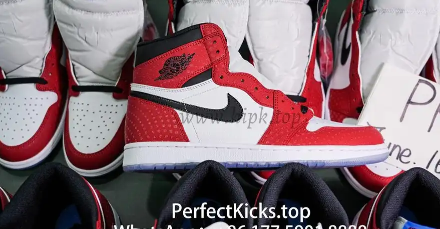 Jordan 1 Retro High Spider Man Origin Story RETAIL MATERIALS READY TO SHIP