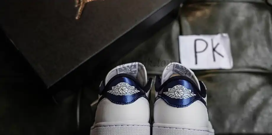 PK GOD Jordan 1 Retro LowMetallic Blue RETAIL MATERIALS READY TO SHIP