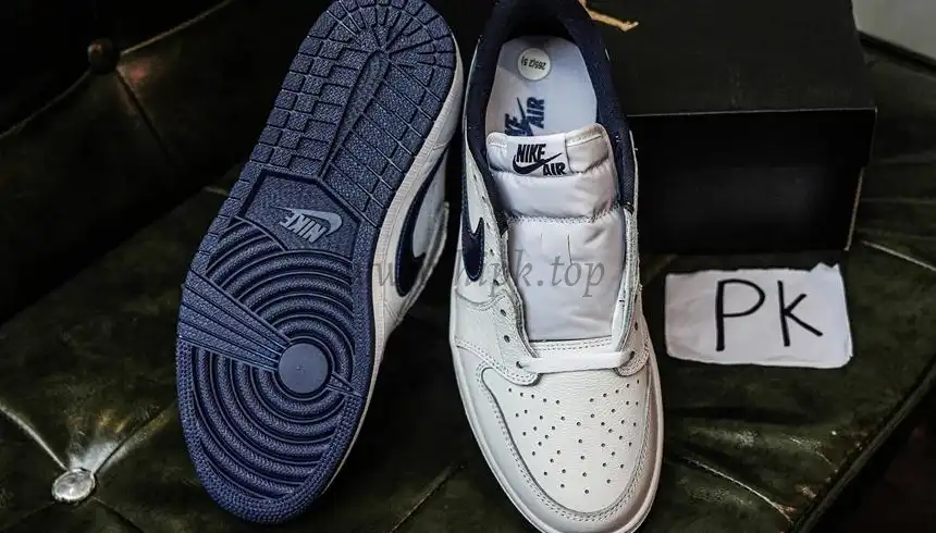 PK GOD Jordan 1 Retro LowMetallic Blue RETAIL MATERIALS READY TO SHIP