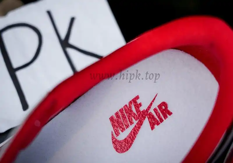 PK GOD Jordan 1 Retro LowWhite Varsity Red RETAIL MATERIALS READY TO SHIP