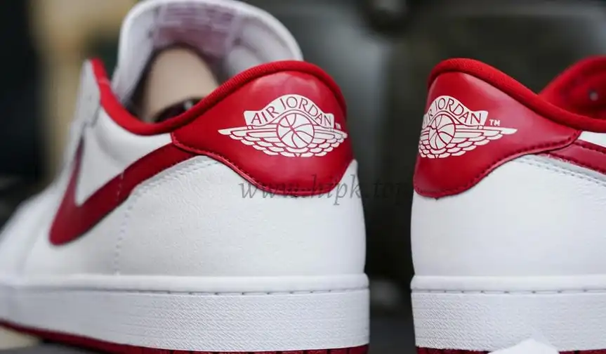 PK GOD Jordan 1 Retro LowWhite Varsity Red RETAIL MATERIALS READY TO SHIP