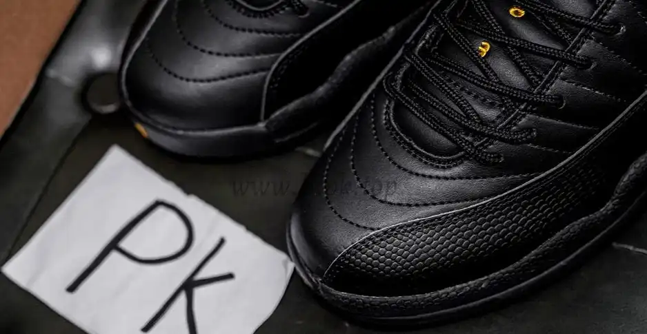 PK GOD Jordan 12 Retro Black Taxi RETAIL MATERIALS READY TO SHIP