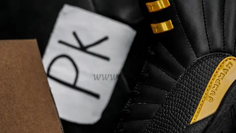 PK GOD Jordan 12 Retro Black Taxi RETAIL MATERIALS READY TO SHIP