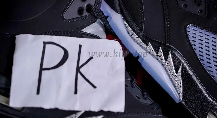 PK GOD Jordan 5 Retro Black Metallic 2016 RETAIL MATERIALS READY TO SHIP