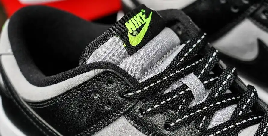 PK GOD Nike Dunk Low Black Grey Green Strike RETAIL MATERIALS READY TO SHIP