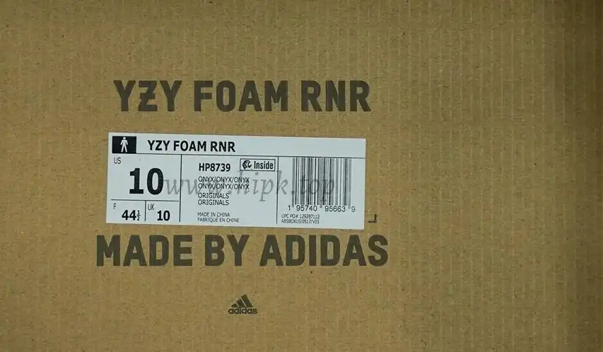 PK GOD adidas Yeezy Foam RNRO nyx RETAIL MATERIALS READY TO SHIP