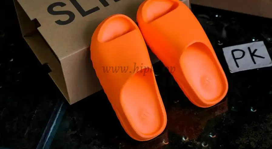 PK God Adidas Yeezy Slide Enflame Orange retail materials ready to ship