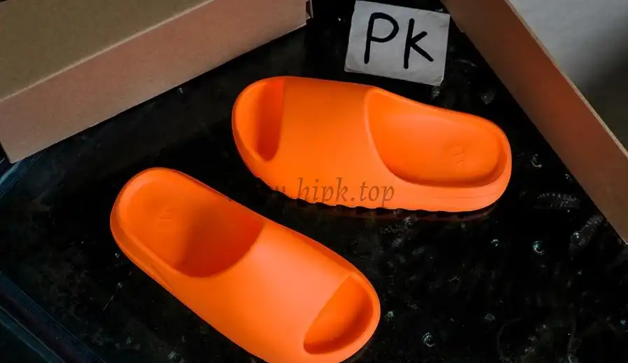 PK God Adidas Yeezy Slide Enflame Orange retail materials ready to ship