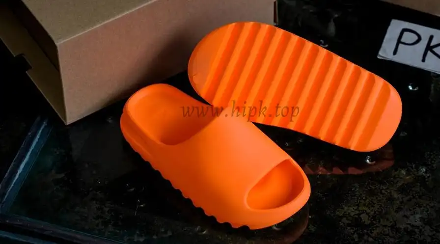 PK God Adidas Yeezy Slide Enflame Orange retail materials ready to ship