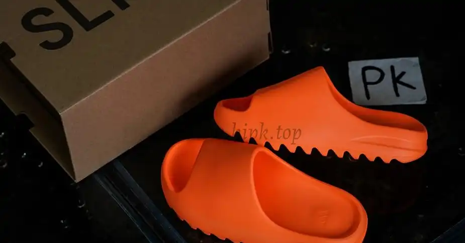 PK God Adidas Yeezy Slide Enflame Orange retail materials ready to ship