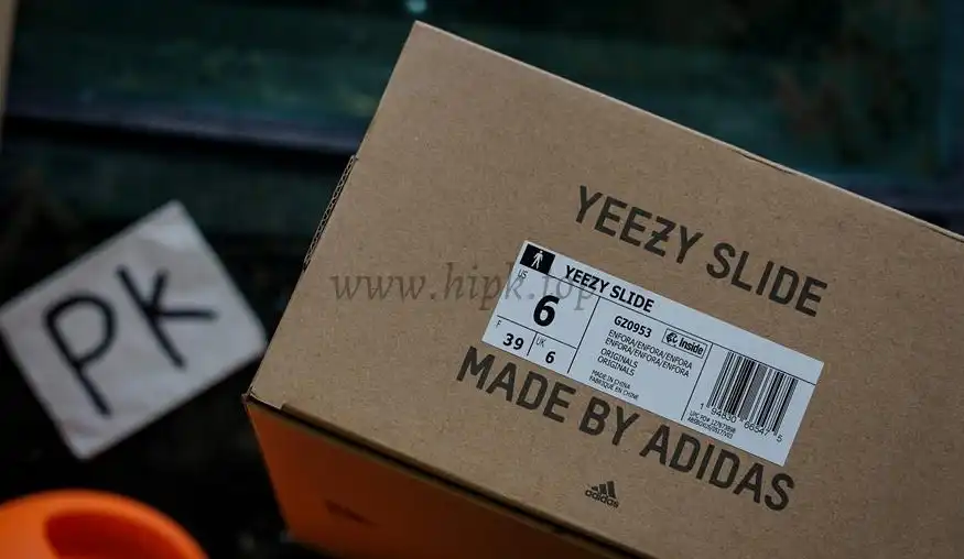 PK God Adidas Yeezy Slide Enflame Orange retail materials ready to ship