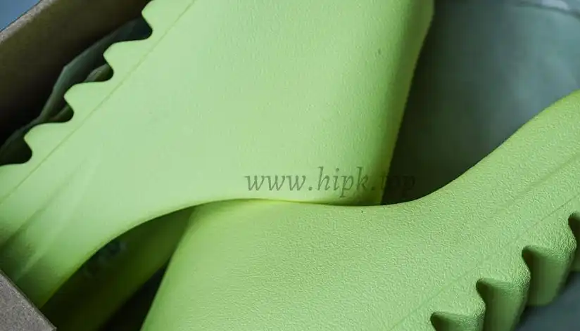 PK GOD adidas Yeezy Slide Glow Green Glossy RETAIL MATERIALS READY TO SHIP