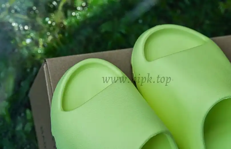 PK GOD adidas Yeezy Slide Glow Green Glossy RETAIL MATERIALS READY TO SHIP