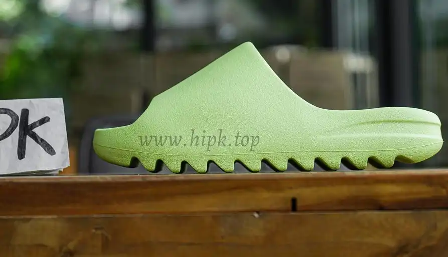 PK GOD adidas Yeezy Slide Glow Green Glossy RETAIL MATERIALS READY TO SHIP