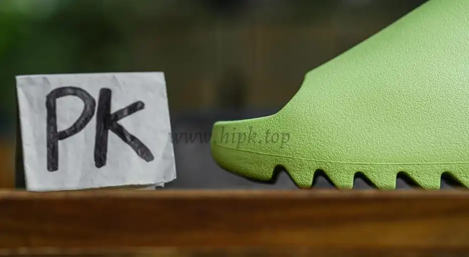 PK GOD adidas Yeezy Slide Glow Green Glossy RETAIL MATERIALS READY TO SHIP