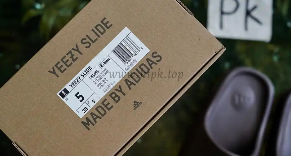 PK GOD adidas Yeezy Slide Soot RETAIL MATERIALS READY TO SHIP