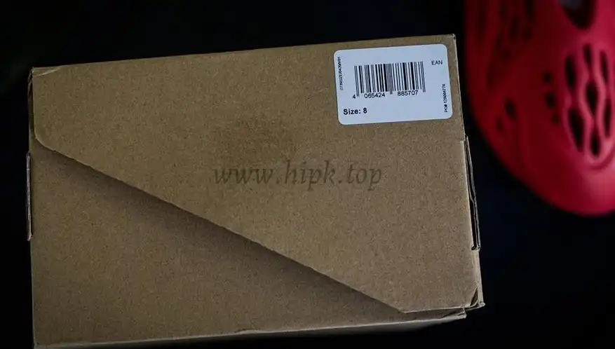 PK GOD idas Yeezy Foam RNNR Vermillion RETAIL MATERIALS READY TO SHIP