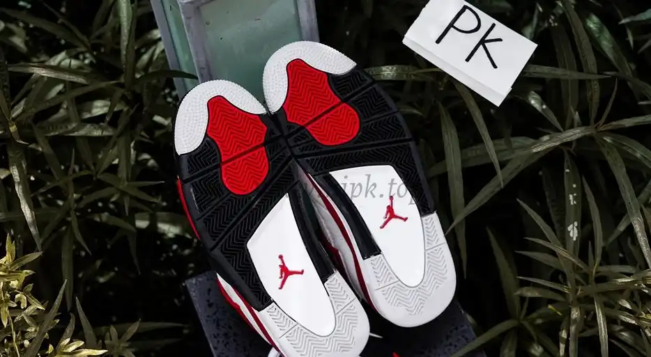 PK GOD Jordan 4 Retro Red Cement RETAIL MATERIALS READY TO SHIP