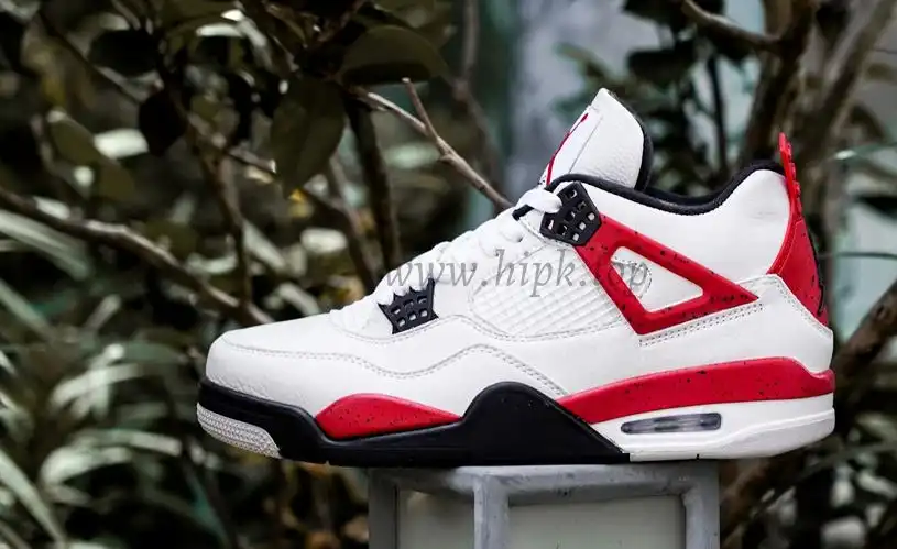 PK GOD Jordan 4 Retro Red Cement RETAIL MATERIALS READY TO SHIP