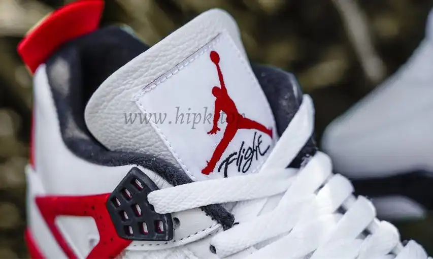 PK GOD Jordan 4 Retro Red Cement RETAIL MATERIALS READY TO SHIP