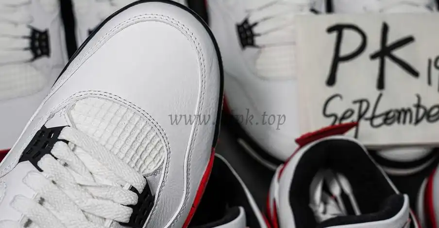 PK GOD Jordan 4 Retro Red Cement RETAIL MATERIALS READY TO SHIP