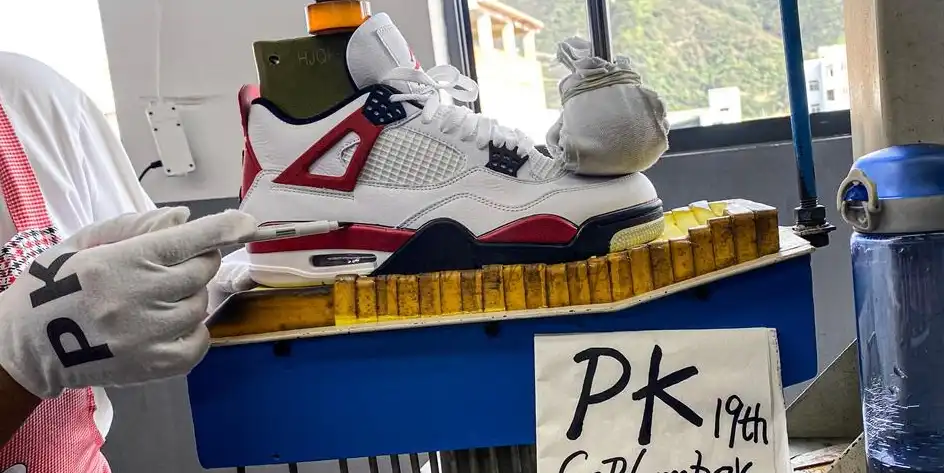 PK GOD Jordan 4 Retro Red Cement RETAIL MATERIALS READY TO SHIP