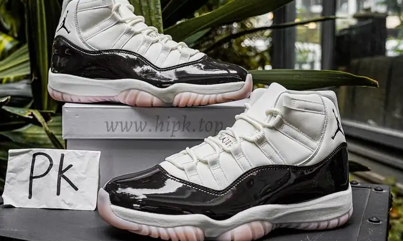 PK GOD Jordan Air Jordan 11 Retro White Black RETAIL MATERIALS READY TO SHIP