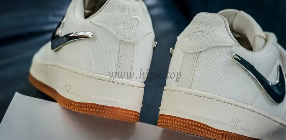 PK GOD Nike Air Force 1 Low Travis Scott Sail RETAIL MATERIALS READY TO SHIP