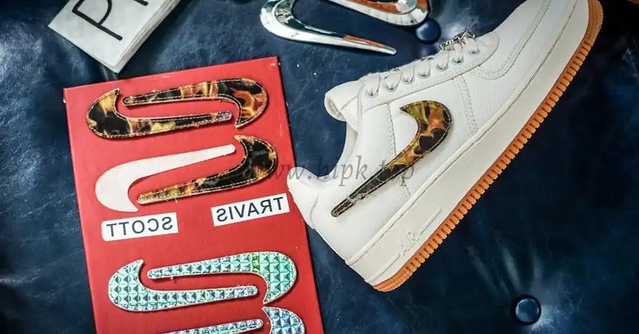 PK GOD Nike Air Force 1 Low Travis Scott Sail RETAIL MATERIALS READY TO SHIP