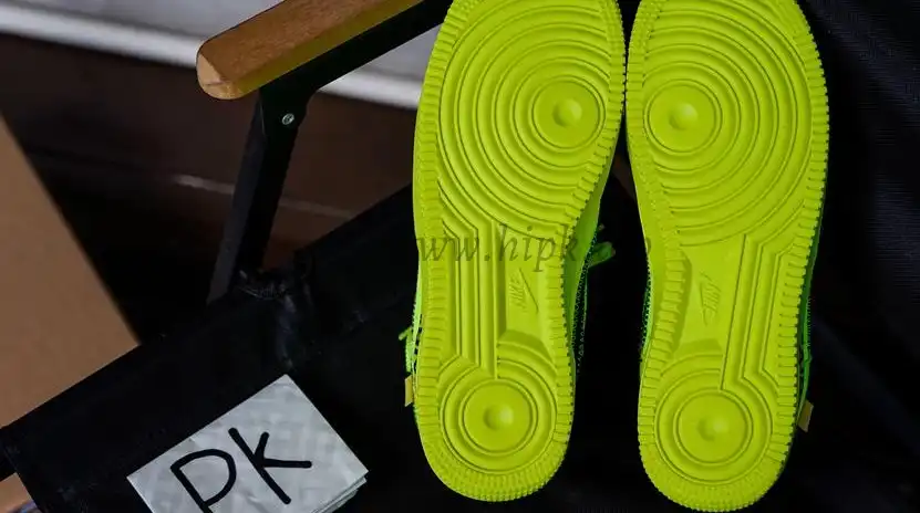 PK God OFF-WHITE x Nike Air Force 1 Volt OW AF1 Lemon Yellow AO4606-700 Ready to ship