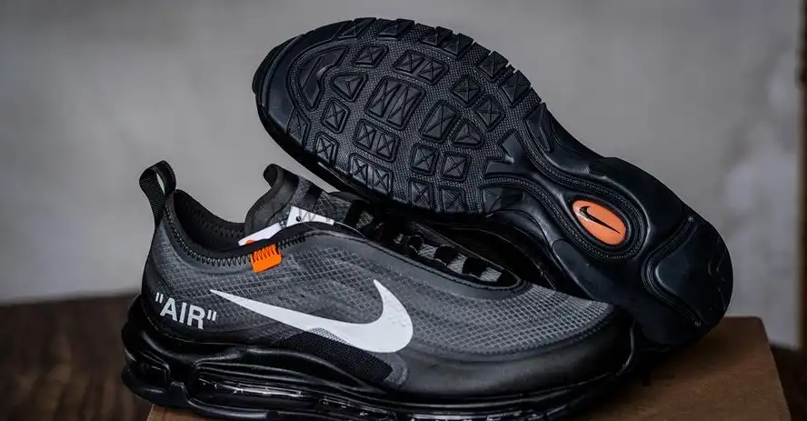 PK GOD Nike Air Max 97 Off-White Black RETAIL MATERIALS READY TO SHIP