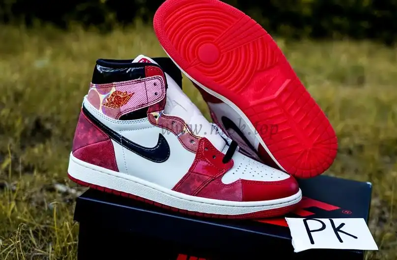 PK 4.0 Jordan 1 Retro High OGSpider-Man Across the Spider-Verse RETAIL MATERIALS READY TO SHIP