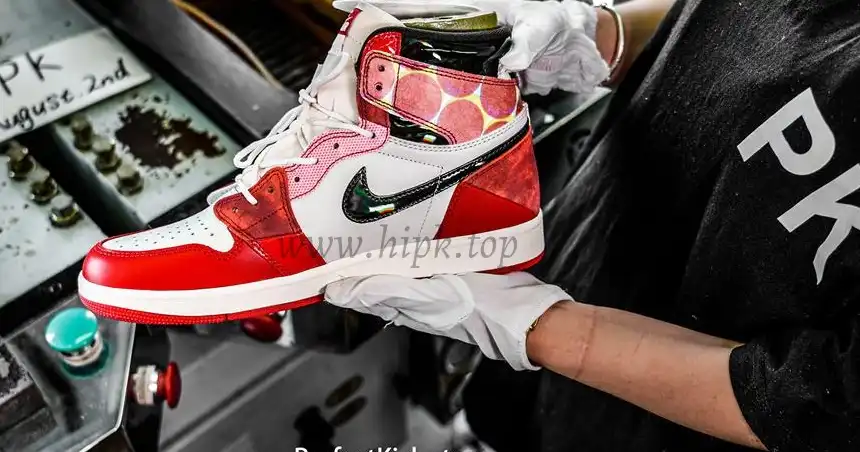 PK 4.0 Jordan 1 Retro High OGSpider-Man Across the Spider-Verse RETAIL MATERIALS READY TO SHIP