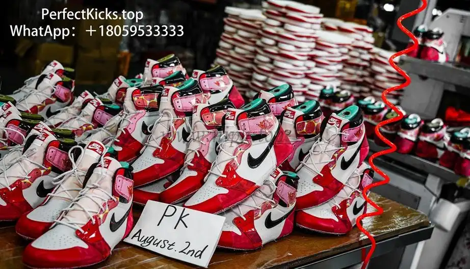 PK 4.0 Jordan 1 Retro High OGSpider-Man Across the Spider-Verse RETAIL MATERIALS READY TO SHIP