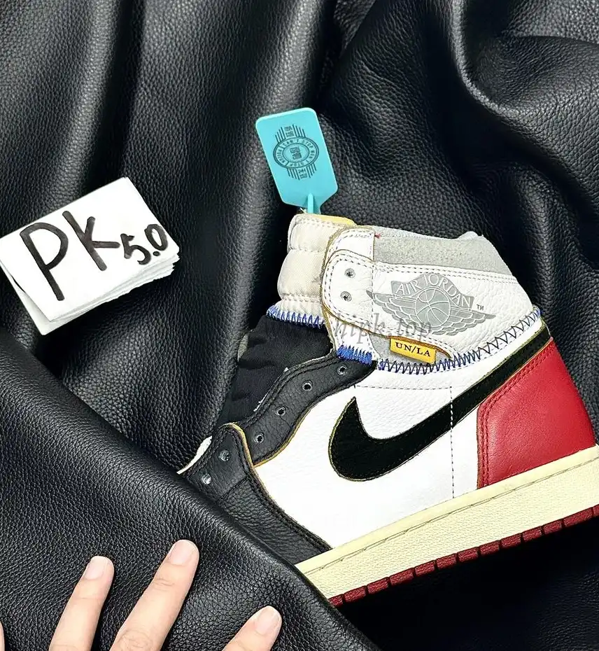 PK 5.0 Jordan 1 Retro High Union Los Angeles Black Toe RETAIL MATERIALS READY TO SHIP