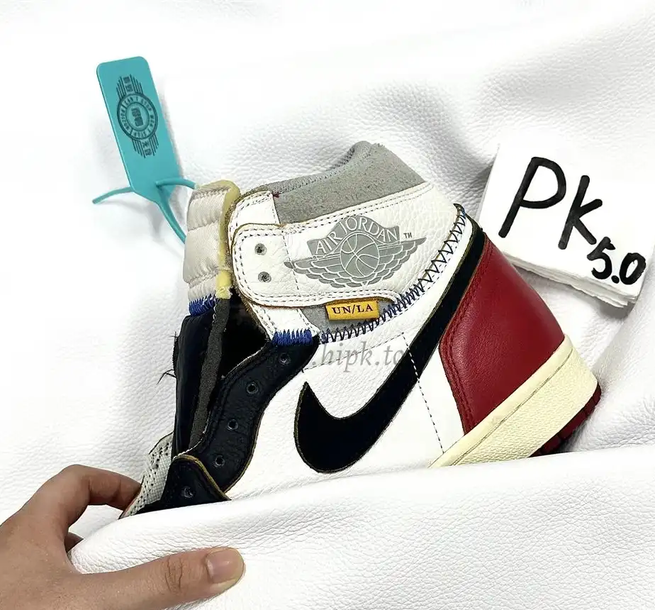 PK 5.0 Jordan 1 Retro High Union Los Angeles Black Toe RETAIL MATERIALS READY TO SHIP